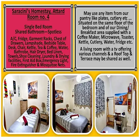 Saracini'S Homestay Attard Exterior photo